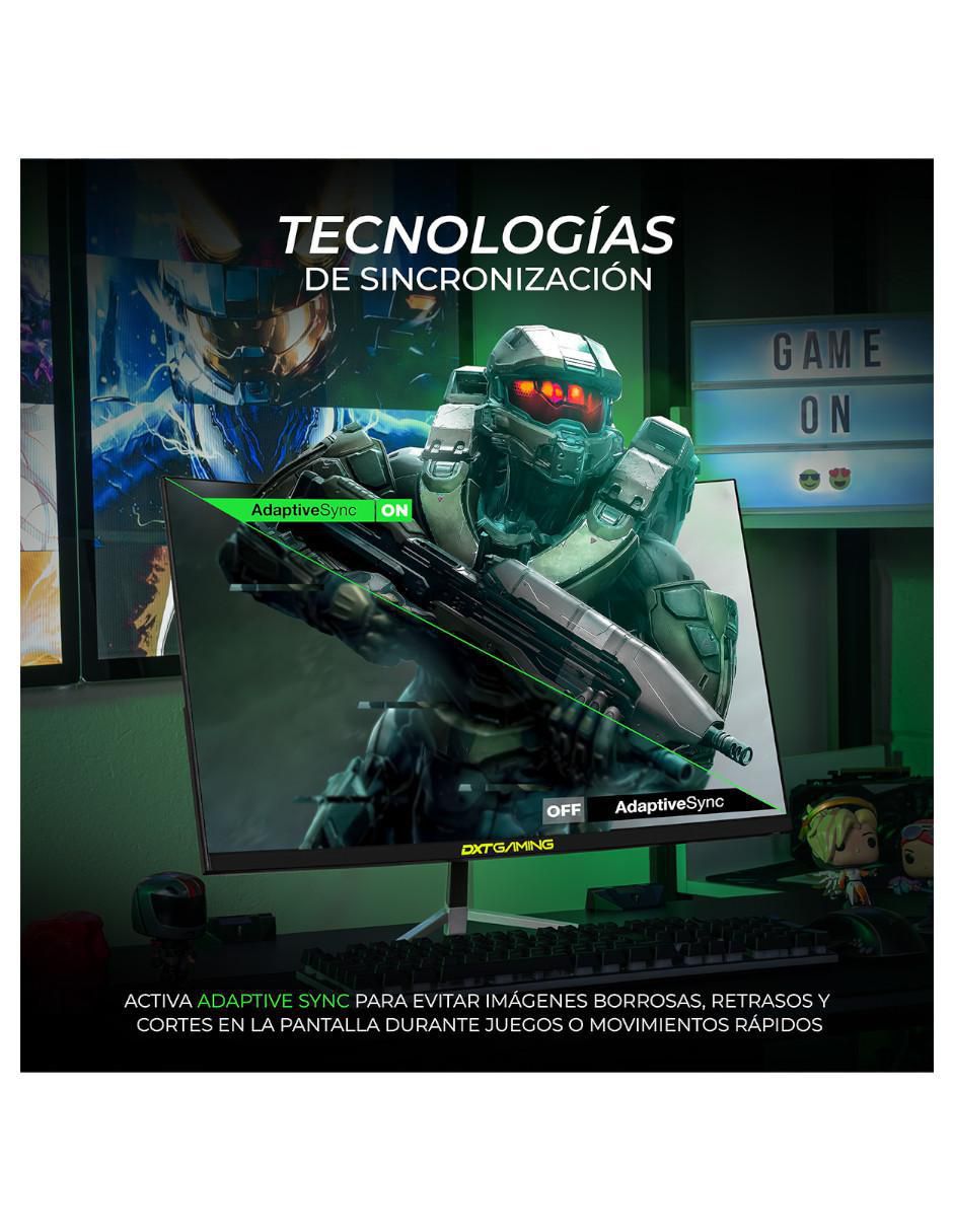 Monitor gamer Dxt Gaming DXT2383CBK VA Full HD 23.8 pulgadas DXTFL24F