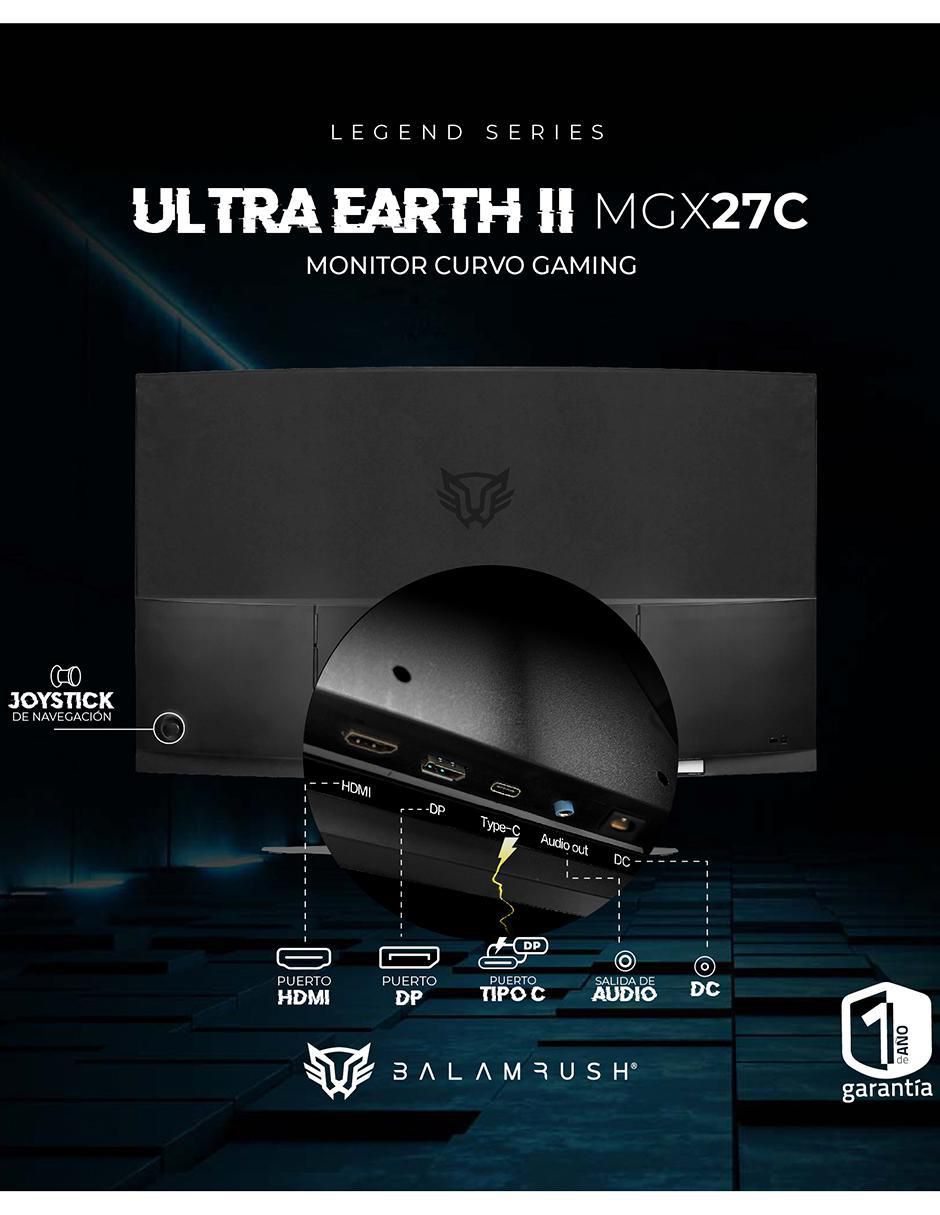 Monitor Balam Rush standard full HD 27 pulgadas BR-938273