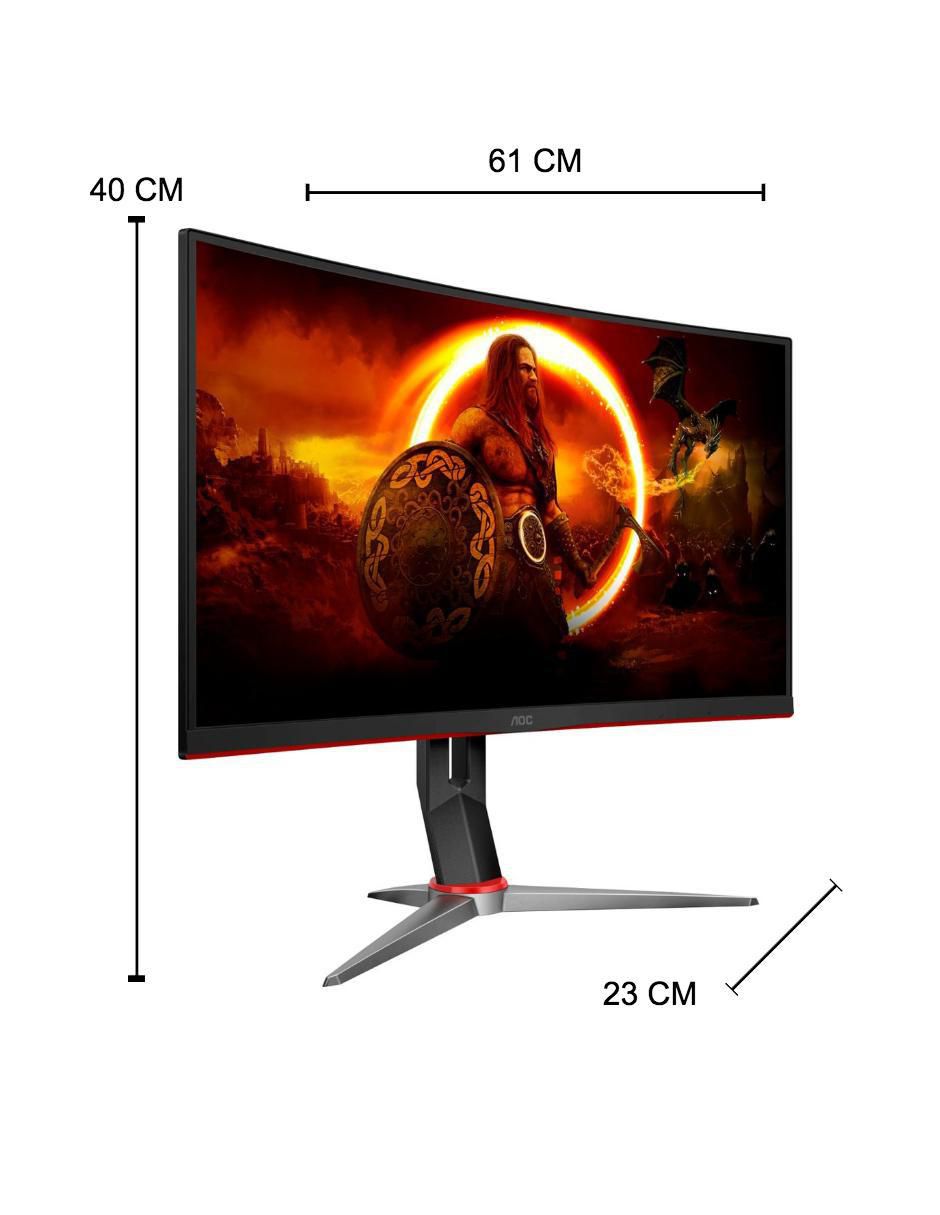 Monitor gamer Aoc standard full HD 27 pulgadas C27G2Z