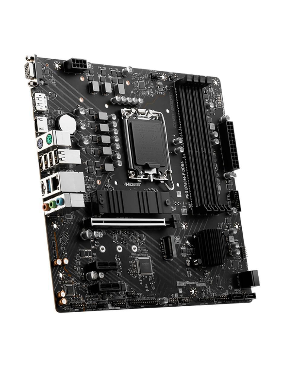 Tarjeta Madre Pro B760M-P DDR4 compatible con procesador Intel Tarjeta Madre Pro B760M-P DDR4 compatible con procesador Intel