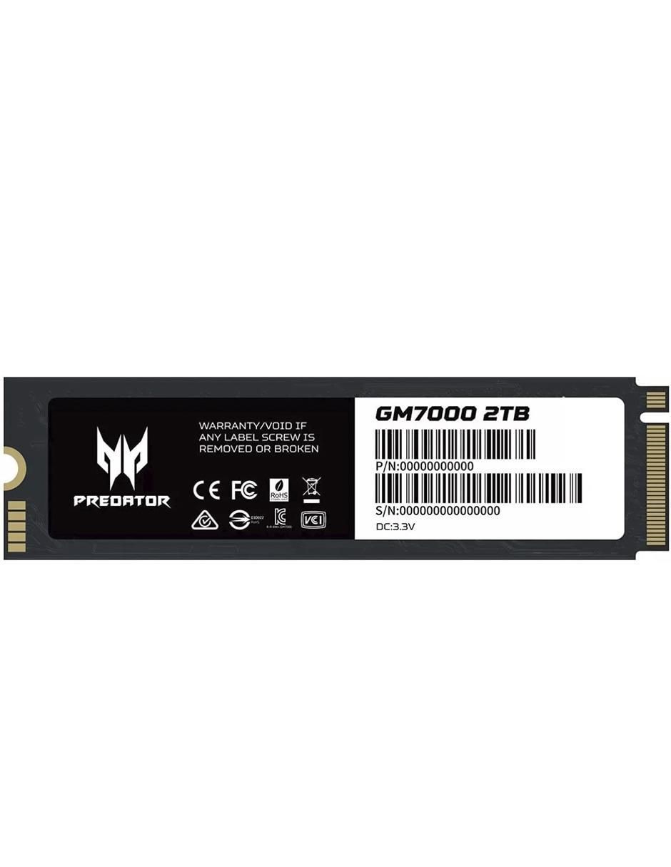Disco duro interno Acer de 2 TB