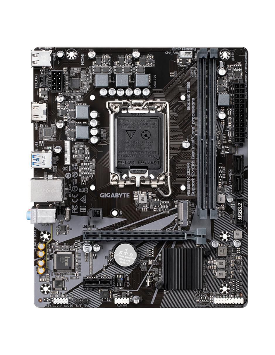 Tarjeta madre H610M K DDR4 compatible con procesador Intel