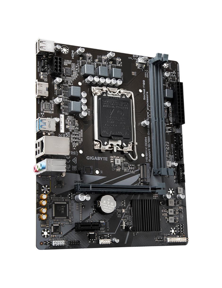 Tarjeta madre H610M K DDR4 compatible con procesador Intel