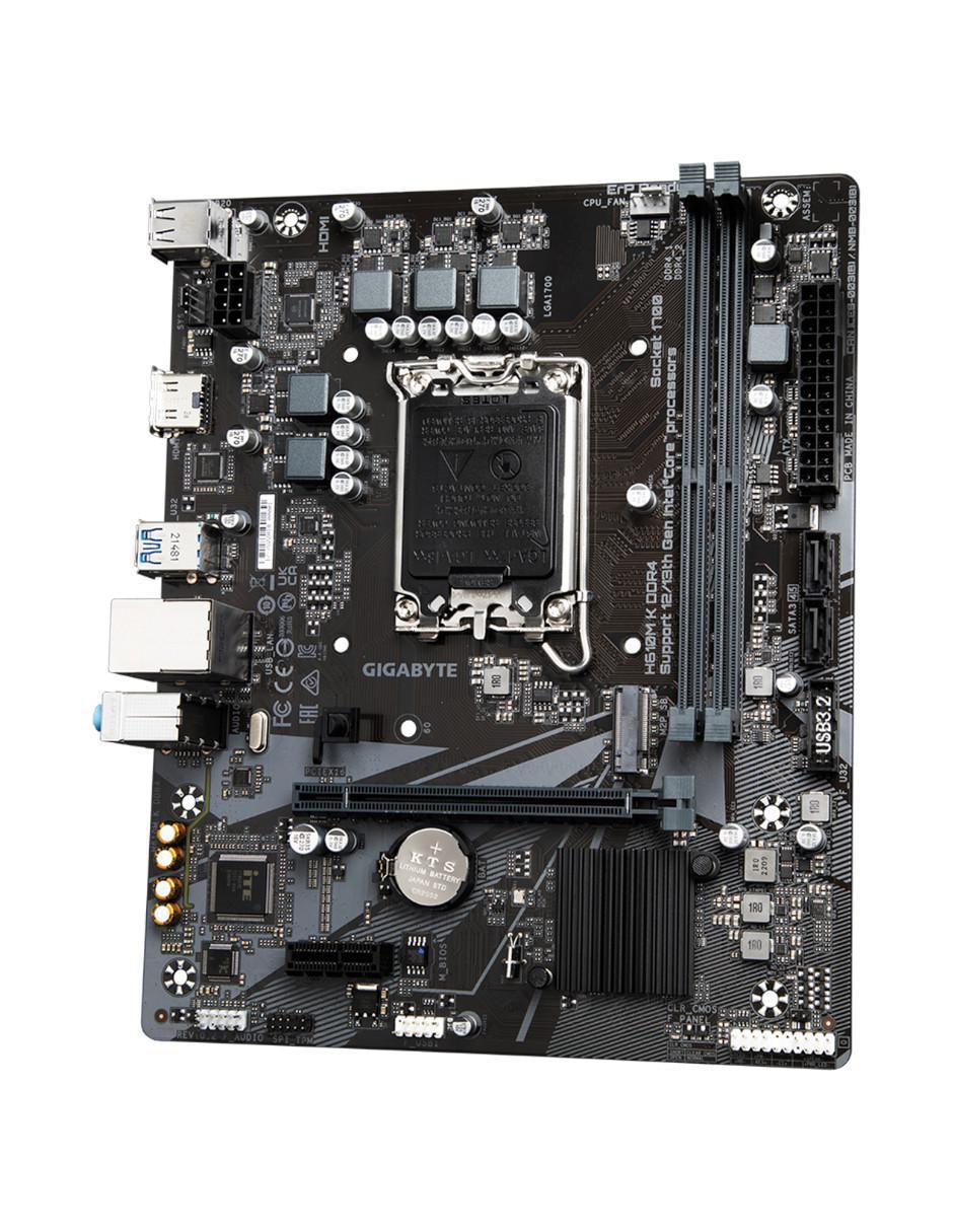 Tarjeta madre H610M K DDR4 compatible con procesador Intel