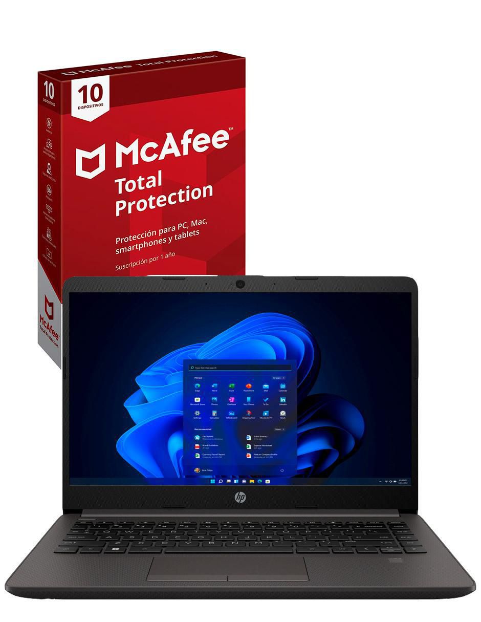 Laptop Combo 240 G9 12va gen + Antivirus McAfee 14 pulgadas Full HD Intel Core i3 Intel UHD 8 GB RAM 256 GB SSD 1