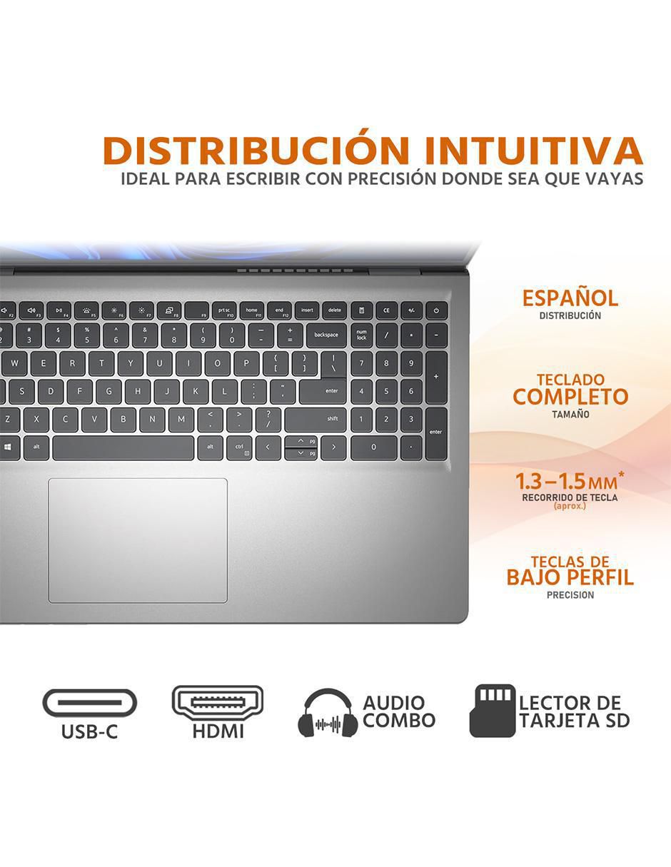 Laptop Dell Inspiron 15 3535 15.6 pulgadas Full HD AMD Ryzen 5 AMD Radeon 8 GB RAM 512 GB SSD