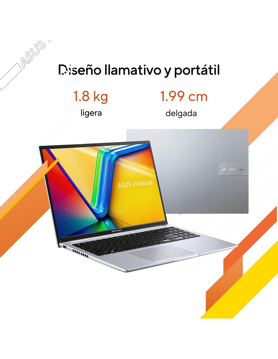 Laptop Vivobook 16 16 pulgadas WUXGA AMD Ryzen 7 AMD Radeon 16 GB RAM 512 GB SSD 11