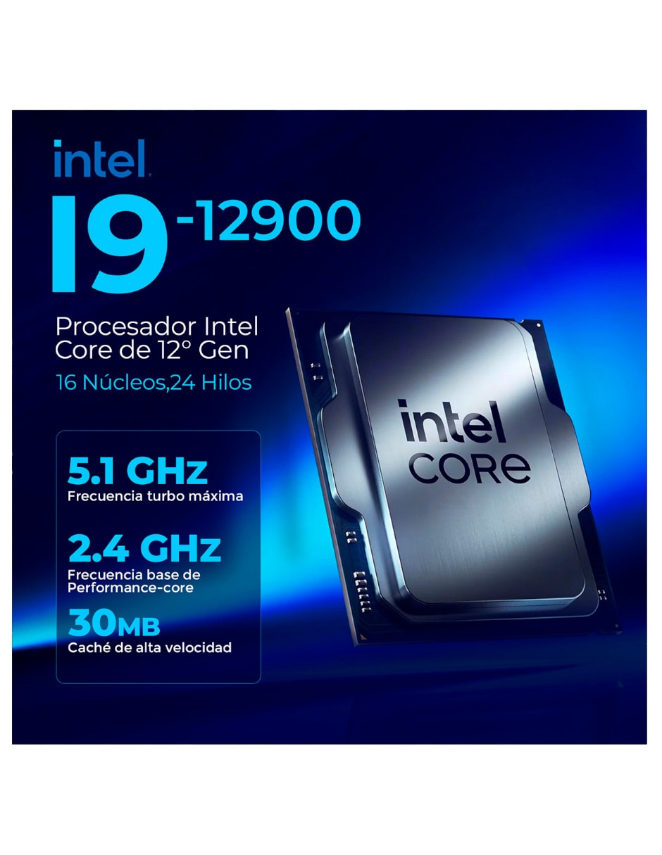 Computadora gamer XTPCI932GBHD770MB27 pulgadas Full HD Intel Core i9 Intel UHD 770 16 GB Ram1 TB SSD 9