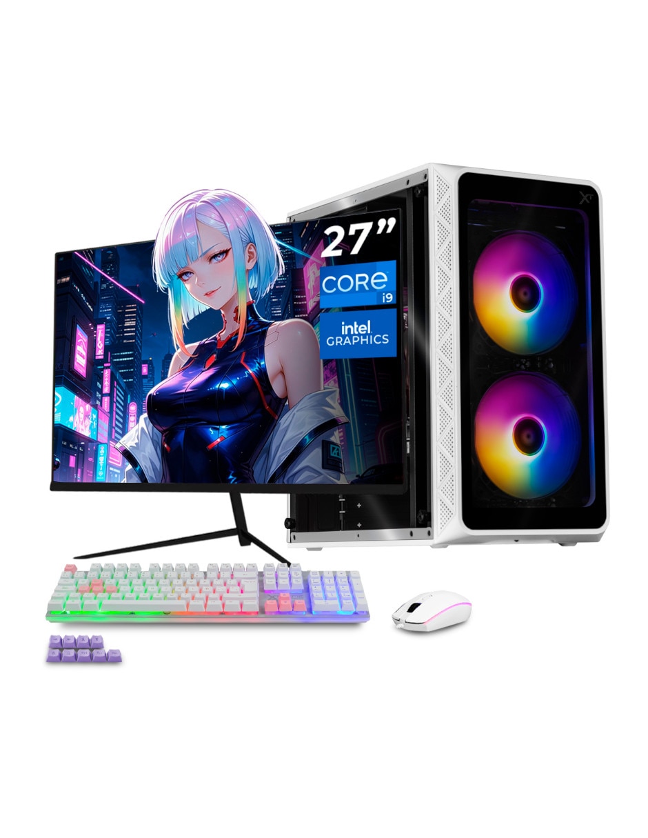 Computadora gamer XTPCI932GBHD770MW27 pulgadas Full HD Intel Core i9 Intel UHD 770 16 GB Ram 1TB SSD