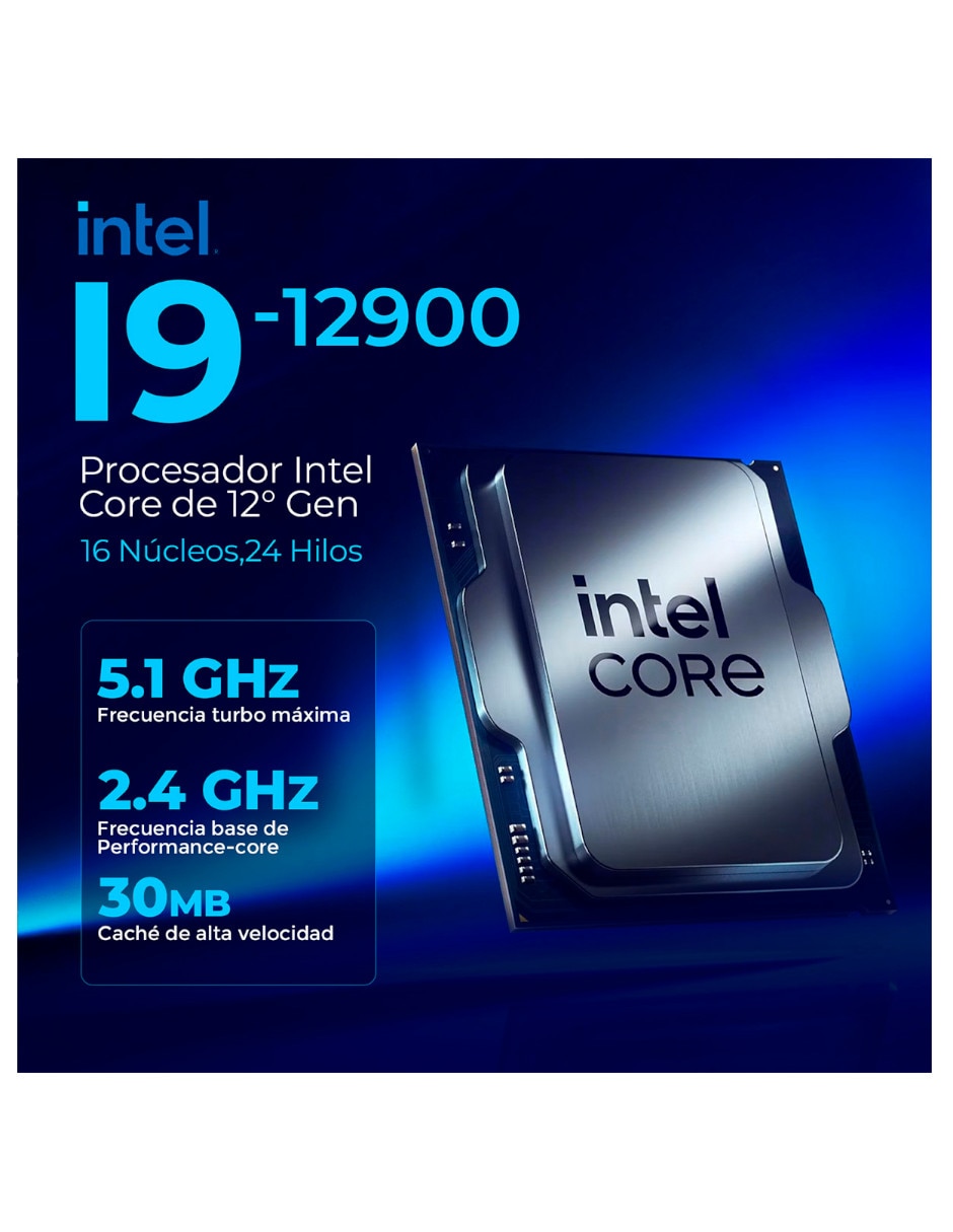 Computadora gamer XTPCI932GBHD770MW27 pulgadas Full HD Intel Core i9 Intel UHD 770 16 GB Ram 1TB SSD 9