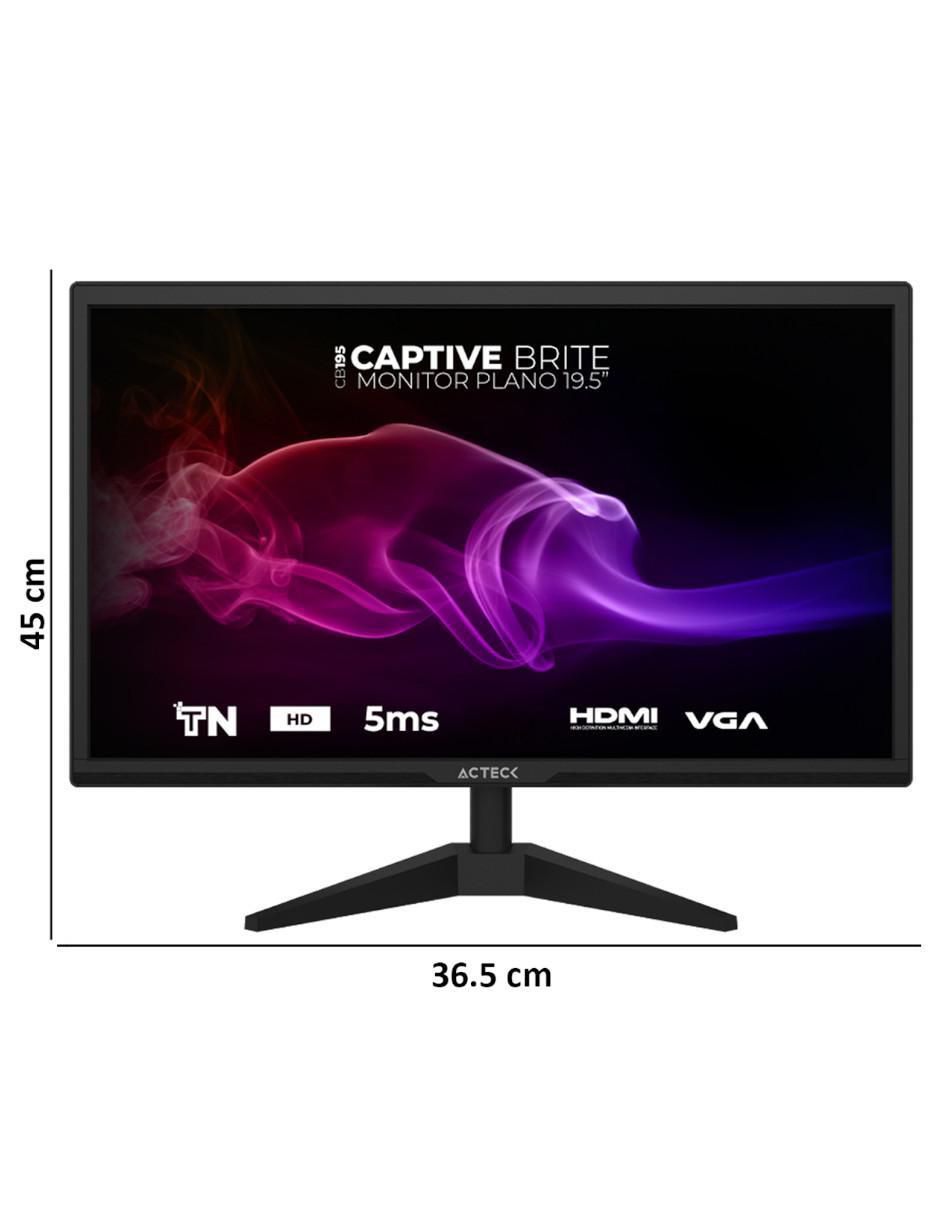 Monitor Acteck standard HD 19.5 pulgadas CAPTIVE BRITE CB195