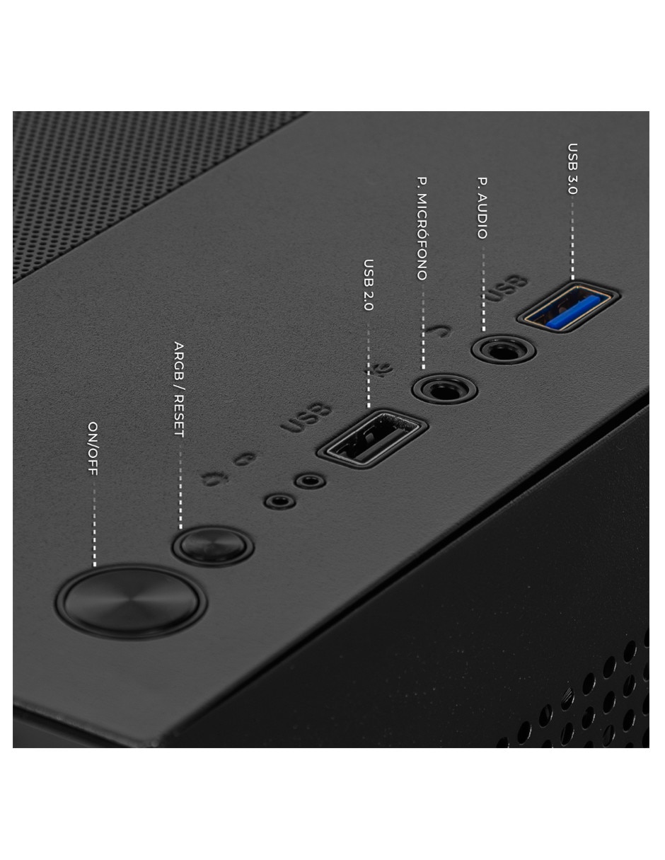 Computadora gamer xtbrr516gb3050n full hd amd ryzen 5 nvidia geforce rtx 3050 16 gb ram 1 tb ssd
