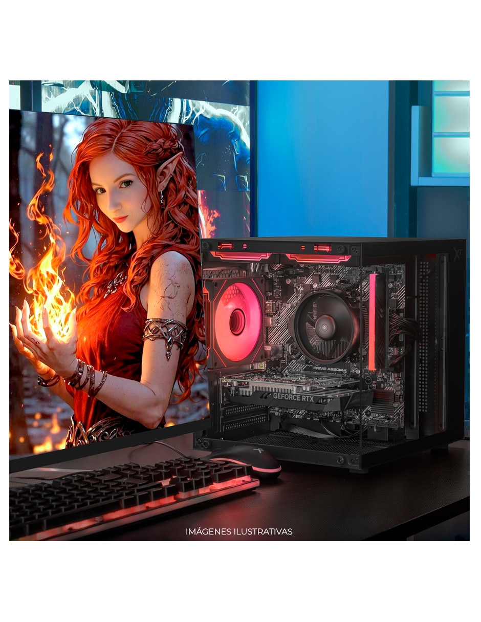 Computadora gamer xtbrr516gb3050n full hd amd ryzen 5 nvidia geforce rtx 3050 16 gb ram 1 tb ssd