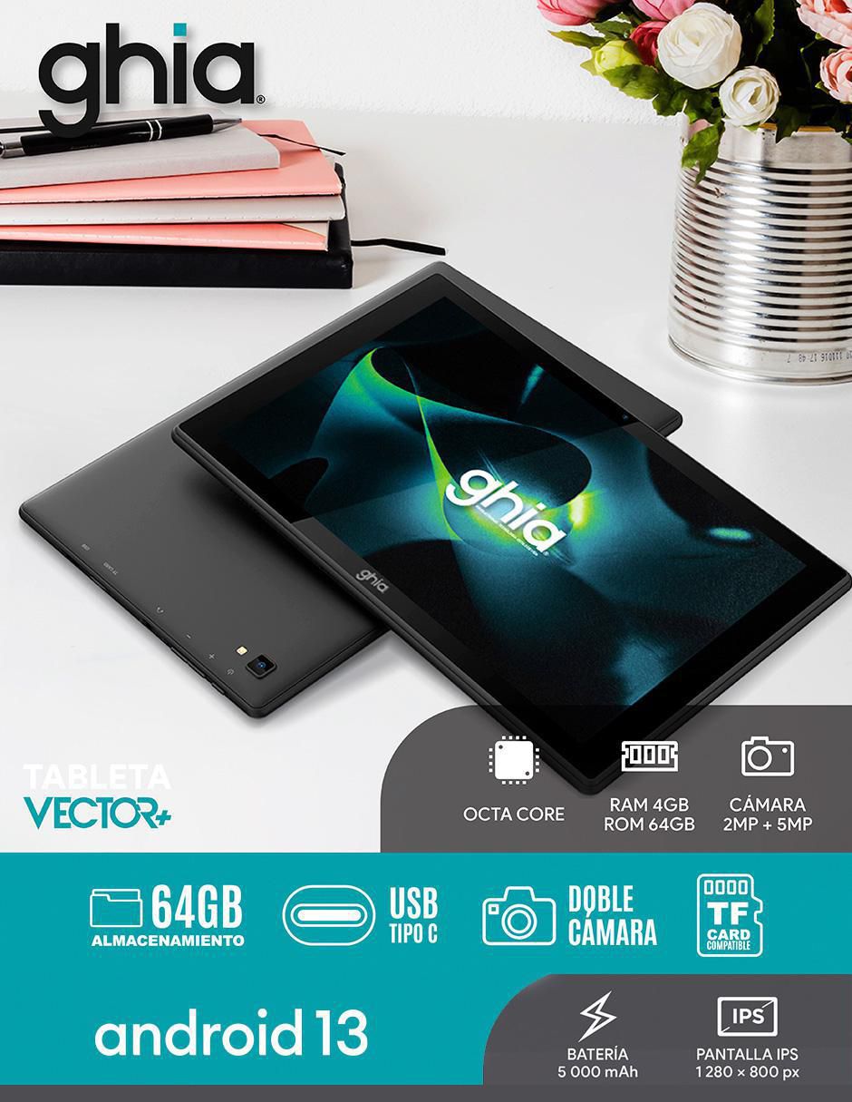 Tablet Vector Plus Gvpn 10.1 pulgadas 64 GB de almacenamiento de 4 GB RAM