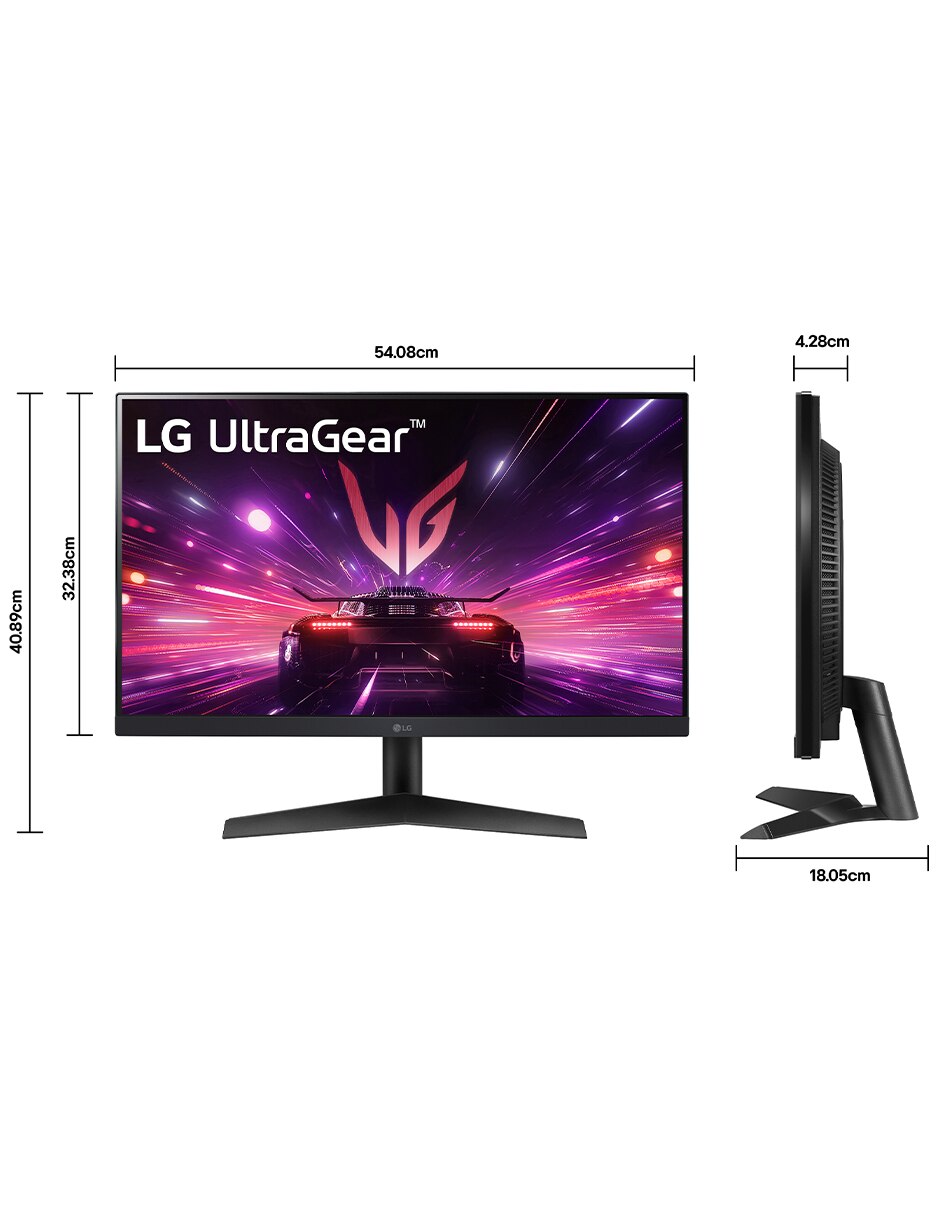 Monitor gamer standard full HD 24 puadas 24GS60F-B.AWM 11