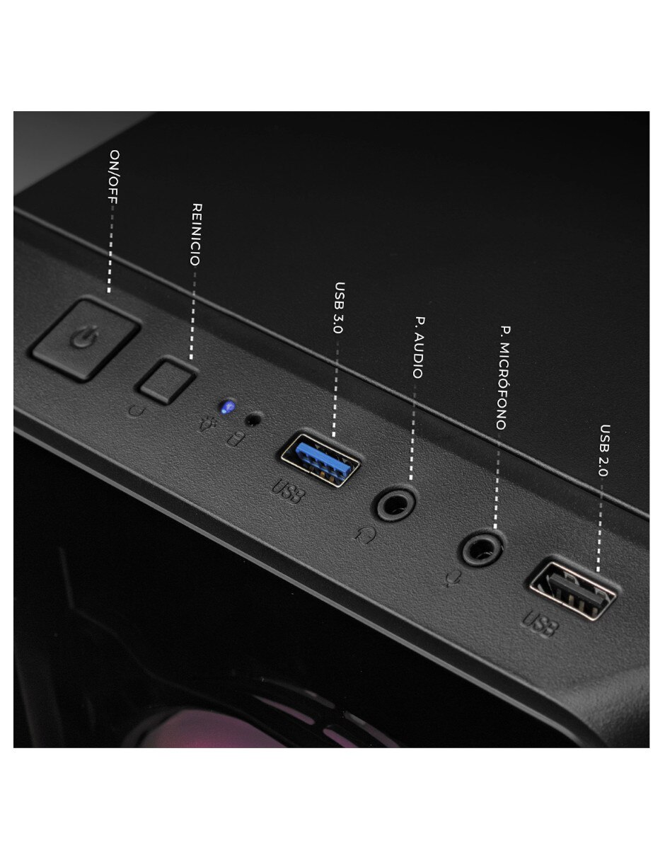 Computadora gamer XTPCI716GBHD770MB 27 pulgadas Full HD Intel Core i7 Intel UHD 770 16 GB RAM 500 GB SSD