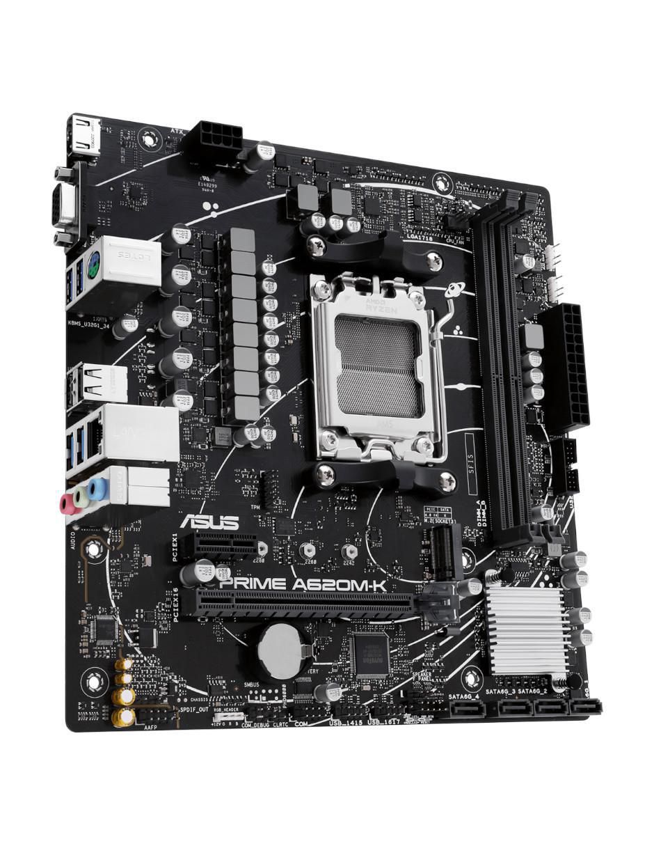 Tarjeta madre Prime A620M-k compatible con procesador AMD