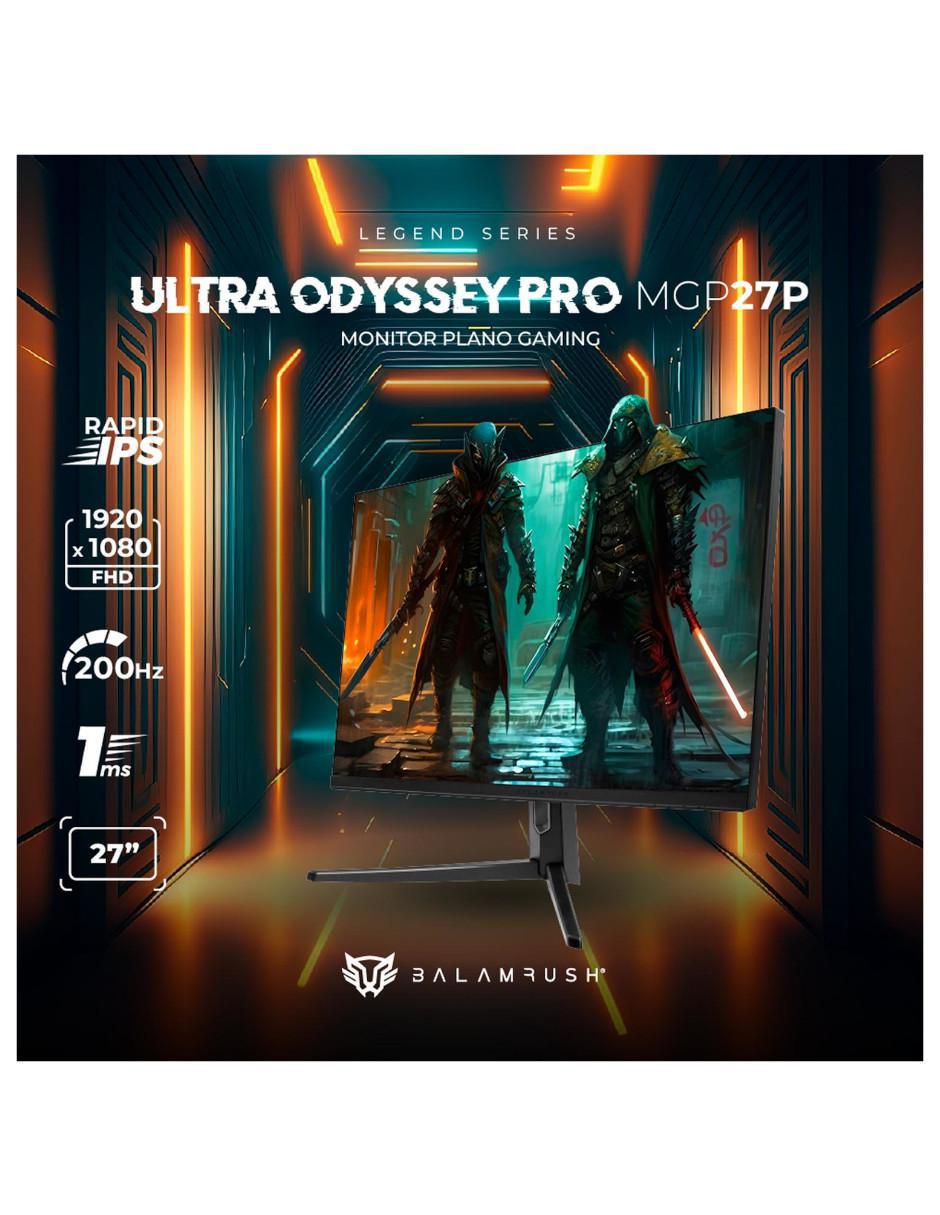 Monitor gamer standard full HD 27 pulgadas ODYSSEY PRO MGP27P 4