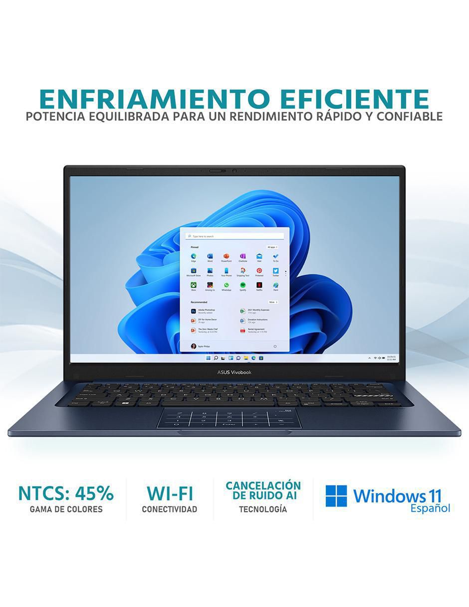 Laptop Asus Vivobook 14 14 pulgadas Full HD Intel Core i5 Intel Iris XE 16 GB Ram 512 GB SSD