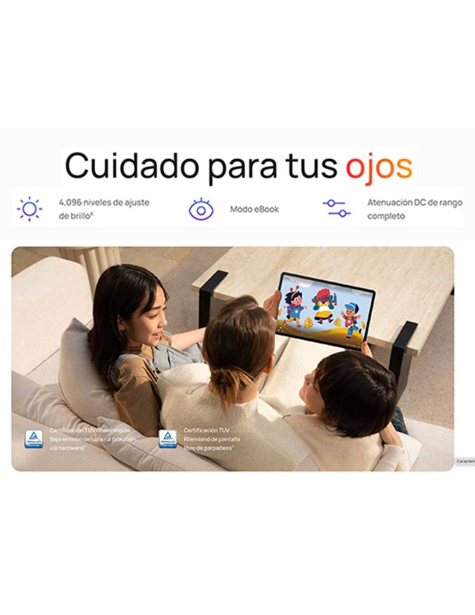 Tablet Matepad Se 11 11 pulgadas 128 GB de almacenamiento de 8 GB RAM 6