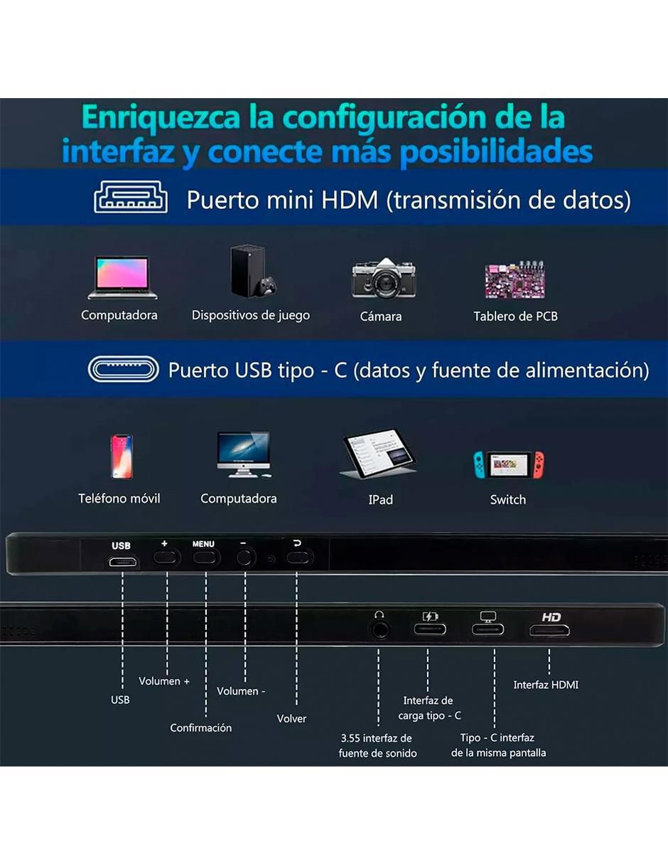 Monitor portátil standard full HD 15.6 pulgadas 156MP 5