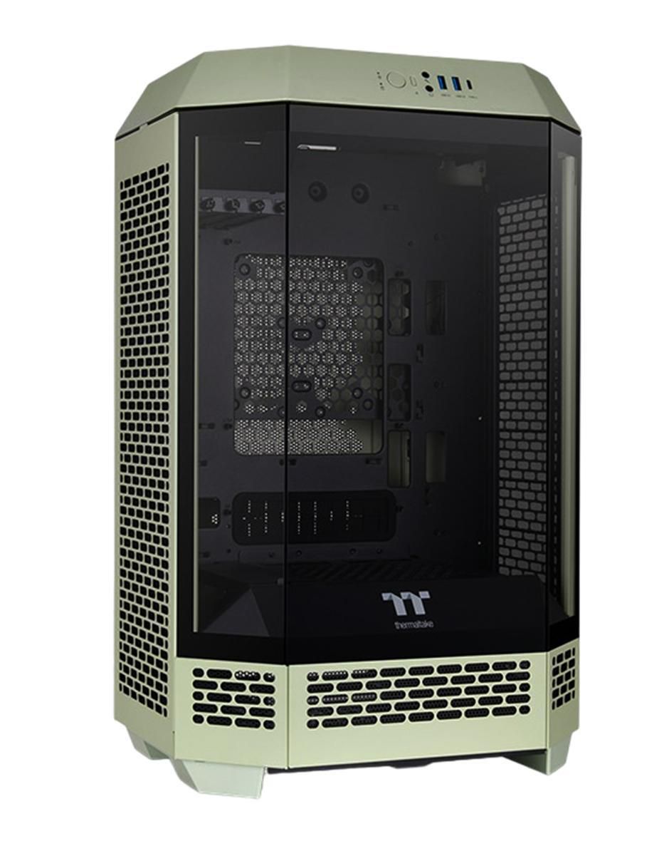 Gabinete de computadora Thermaltake Tower 300 Matcha Green