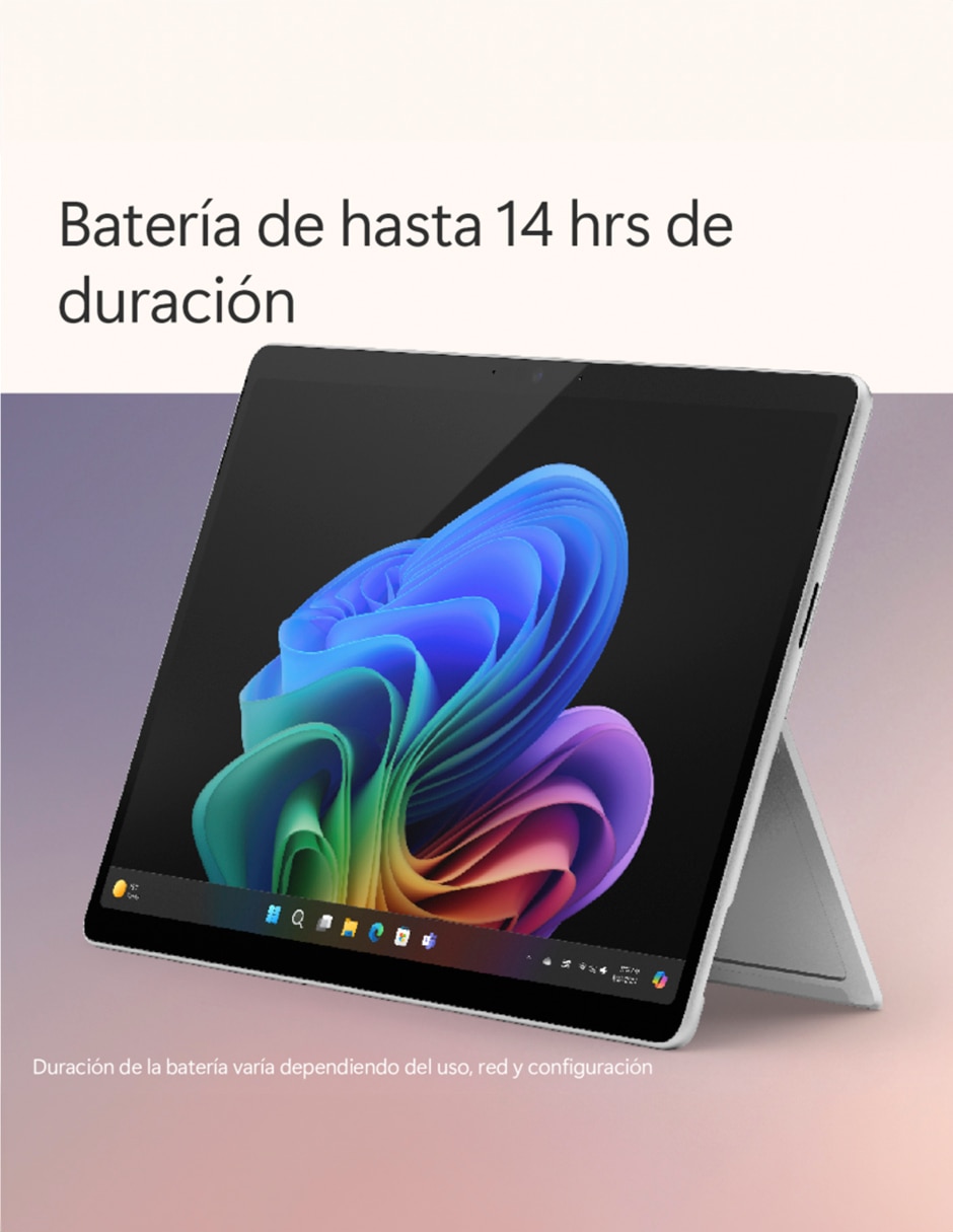 Laptop thin & light touch Microsoft 13 pulgadas Full HD Snapdragon X Plus Qualcomm Adreno 16 GB RAM 256 GB SSD