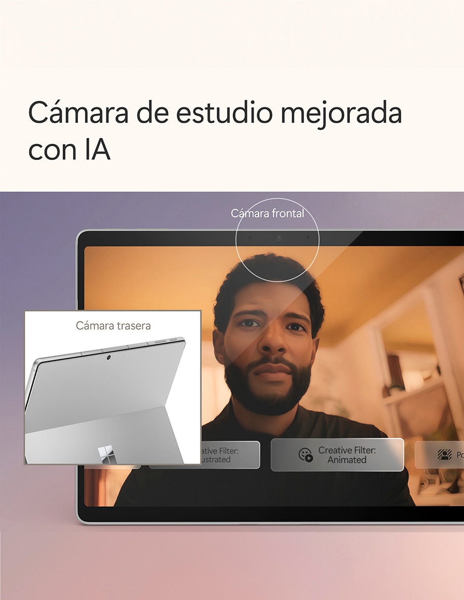Laptop thin & light touch Microsoft 13 pulgadas Full HD Snapdragon X Plus Qualcomm Adreno 16 GB RAM 256 GB SSD