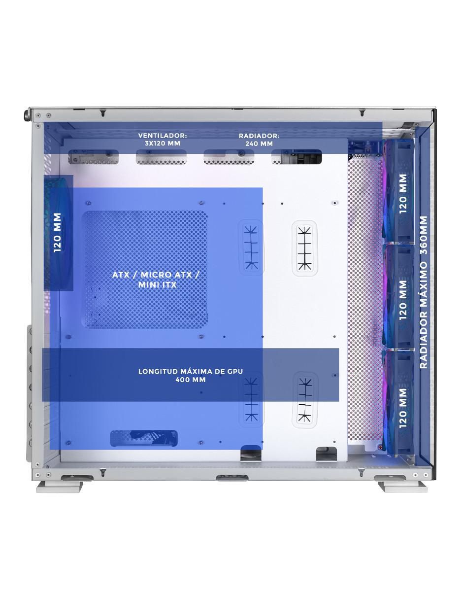 Gabinete DXT Gaming Titan t5