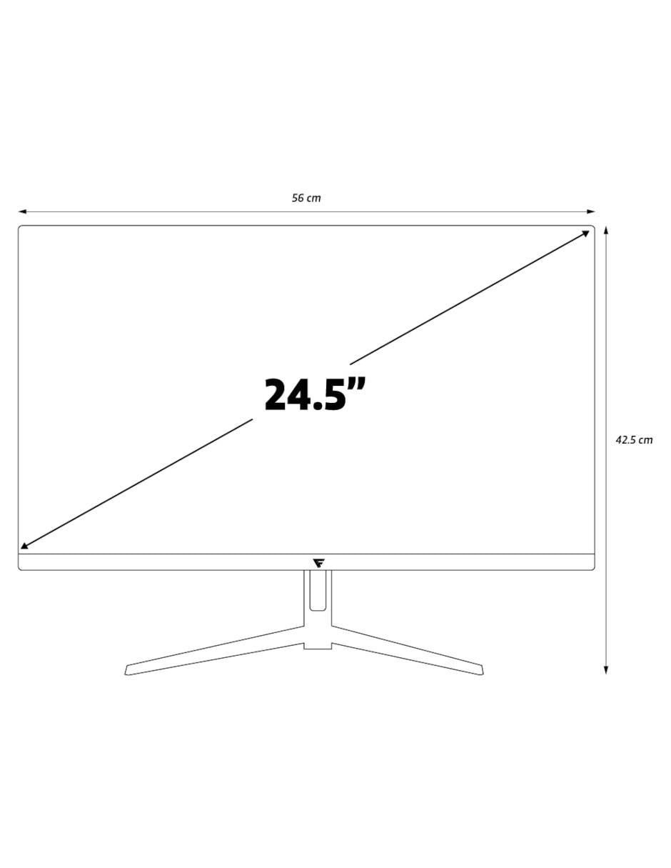 Monitor gamer standard full HD 24.5 pulgadas MG601 4