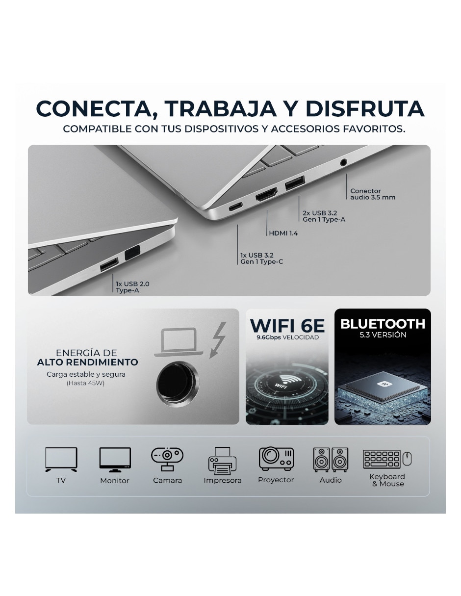 Laptop Vivobook 15 15.6 pulgadas Full HD Intel core I3 integradas 24 GB RAM 512 GB SSD 3