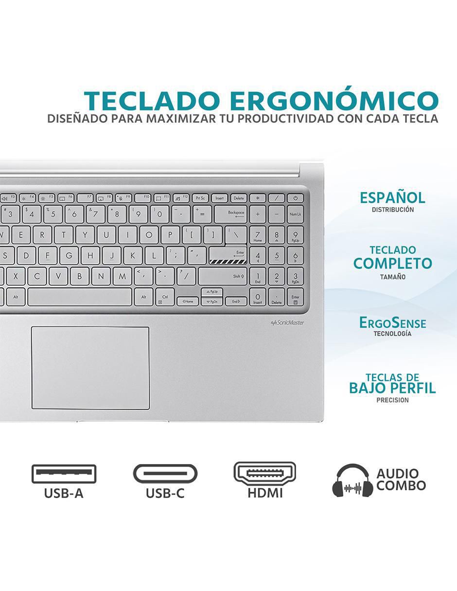 Laptop vivobook 15 15.6 pulgadas full hd intel core i3 integradas 24 gb ram 512 gb ssd 8