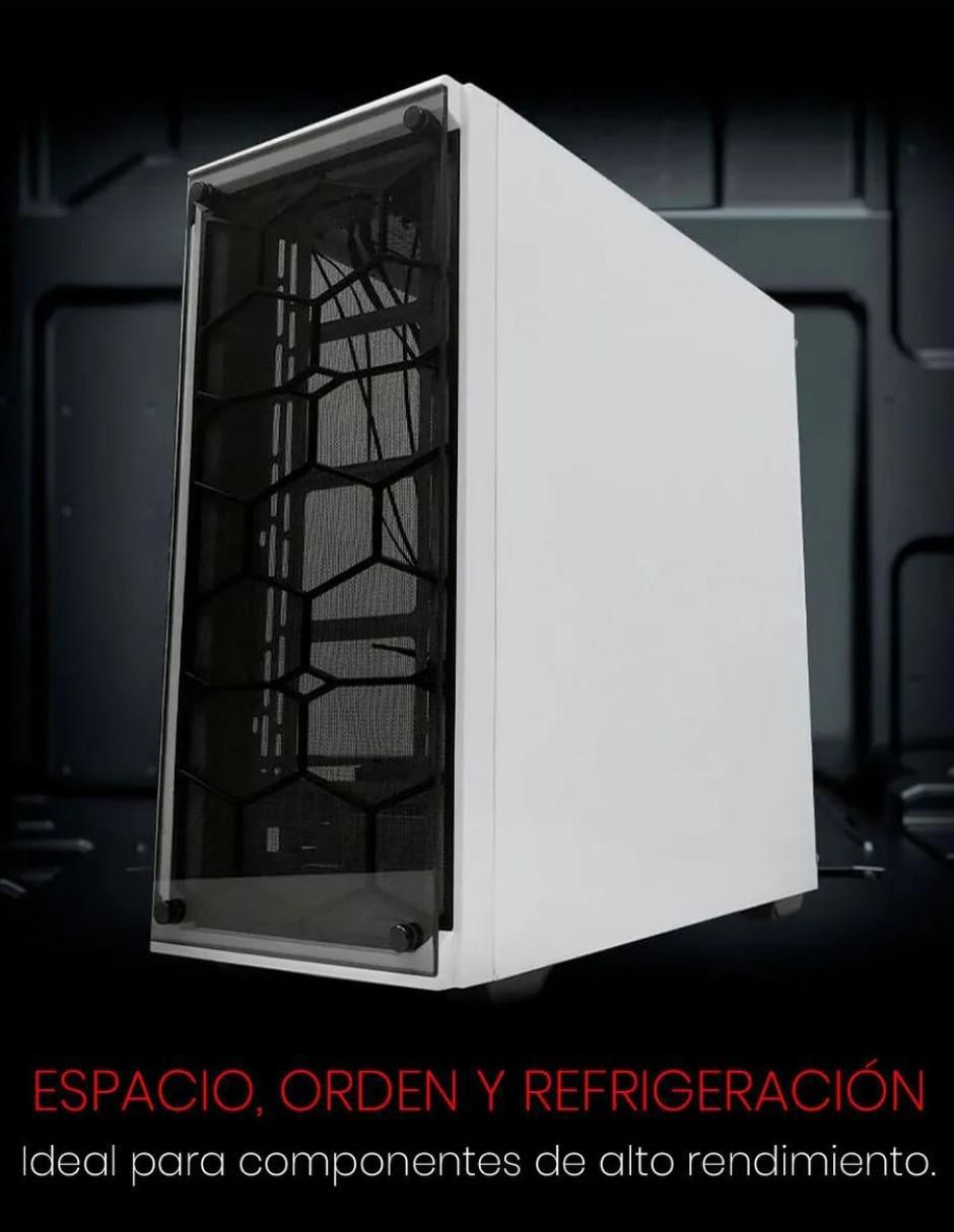 Gabinete Redragon Case Wheeljack blanco