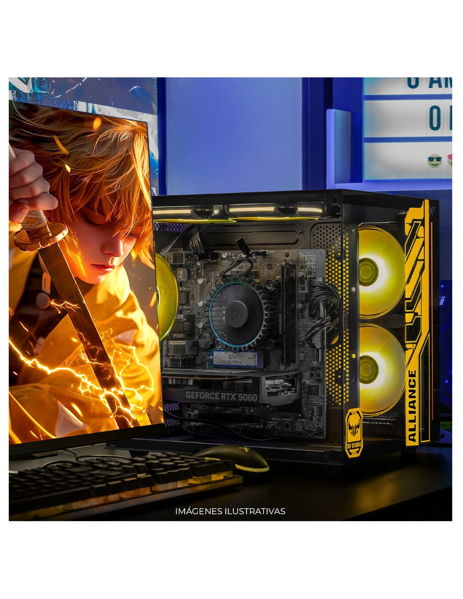 Computadora gamer XTPCI532GB4060AB Intel Core i5 NVIDIA GeForce RTX 5060 16 GB RAM 1 TB SSD 4