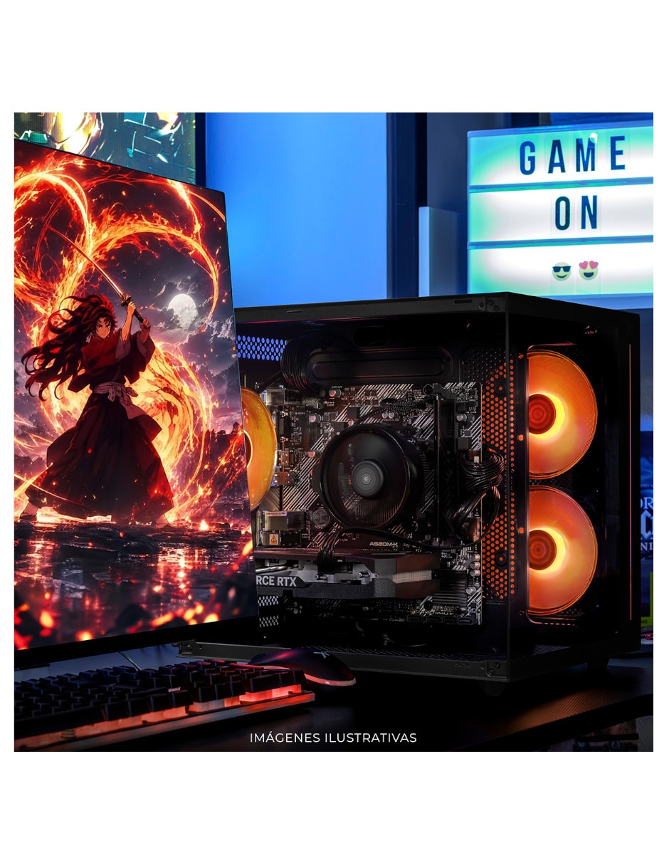 Computadora gamer XTPCR516GB4060MKB 23.8 pulgadas Full HD AMD Ryzen 5 NVIDIA GeForce RTX 5060 16 GB RAM 1 TB SSD 9
