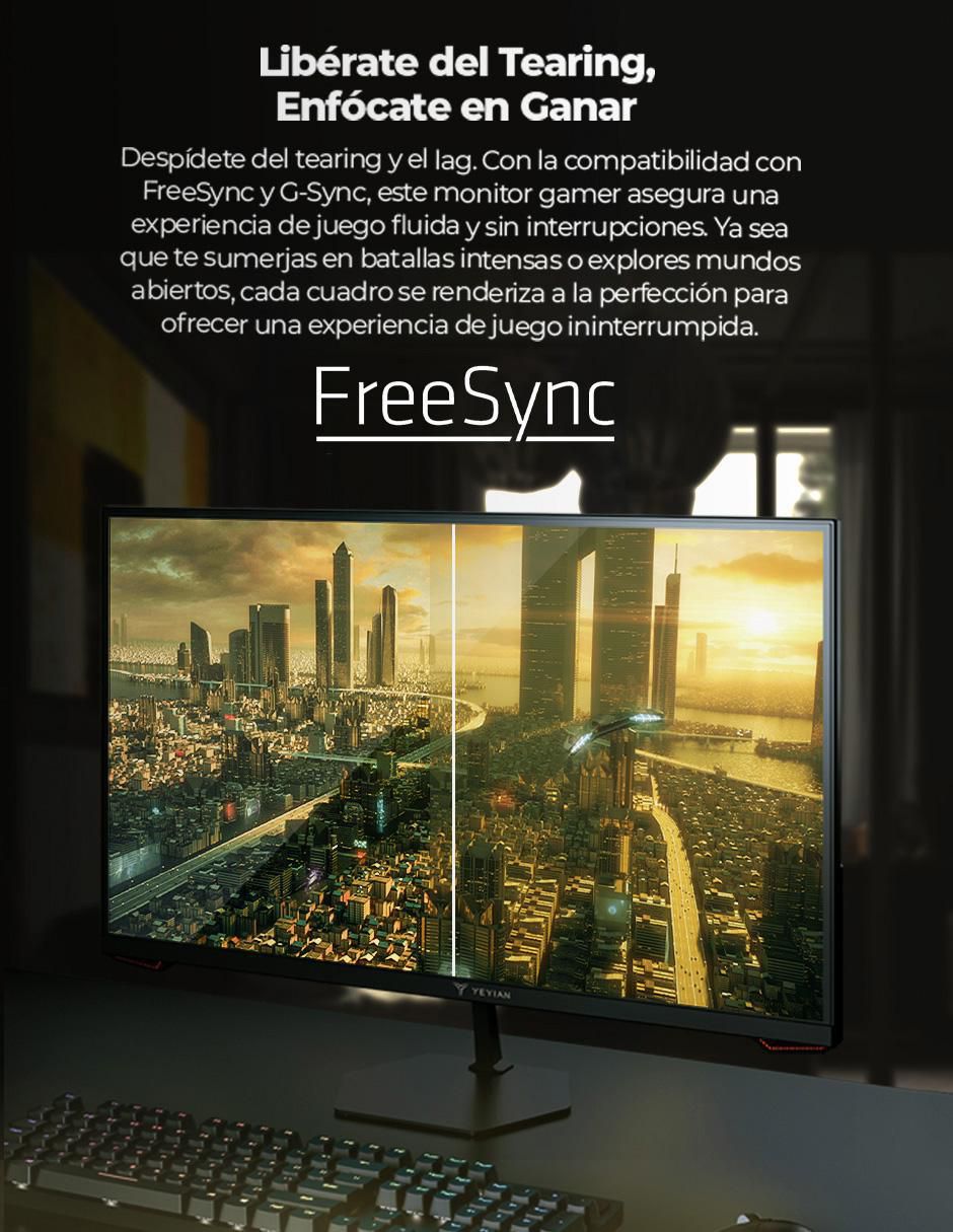 Monitor gamer Yeyian standard full HD 27 pulgadas 180HzAvanceYMF-IPF27G1