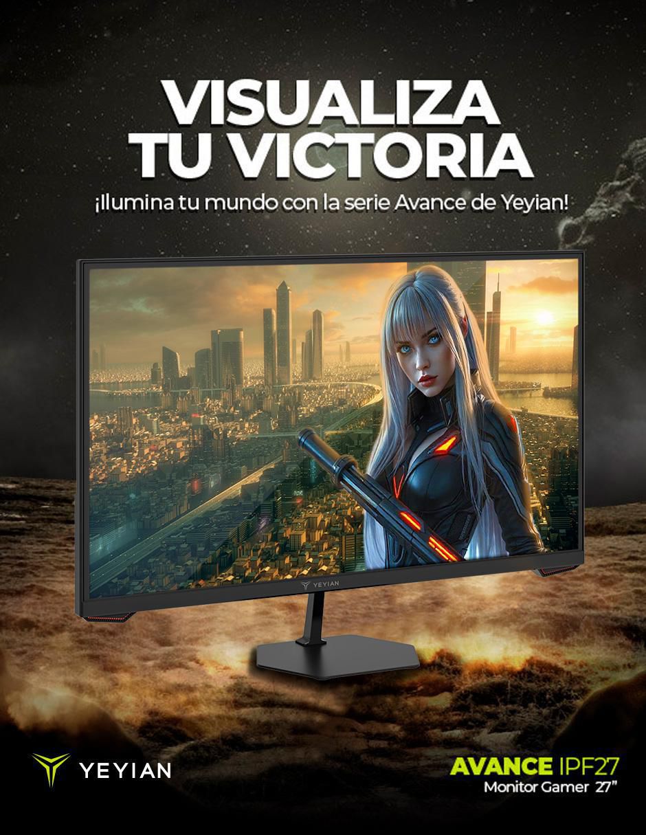 Monitor gamer Yeyian standard full HD 27 pulgadas 180HzAvanceYMF-IPF27G1