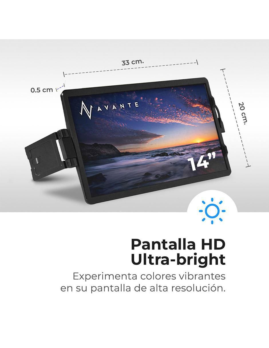 Monitor portátil Avante standard HD 14 pulgadas SIDEWING