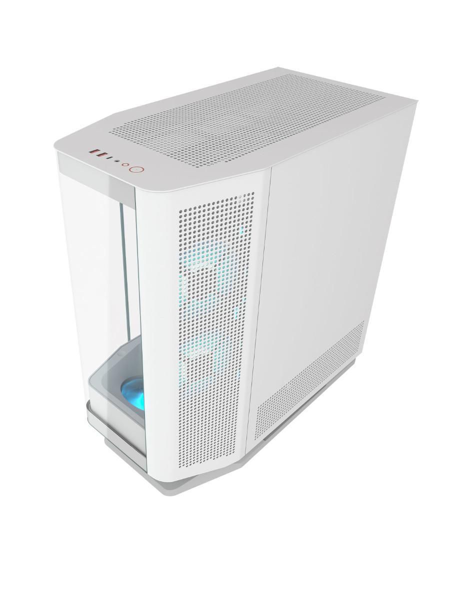 Gabinete de computadora Cougar FV270 RGB White