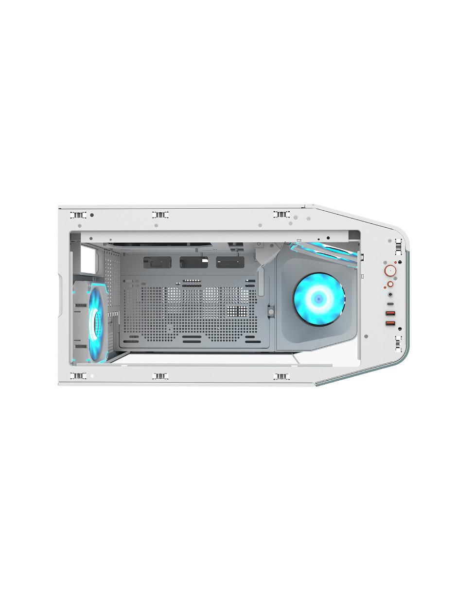 Gabinete de computadora Cougar FV270 RGB White