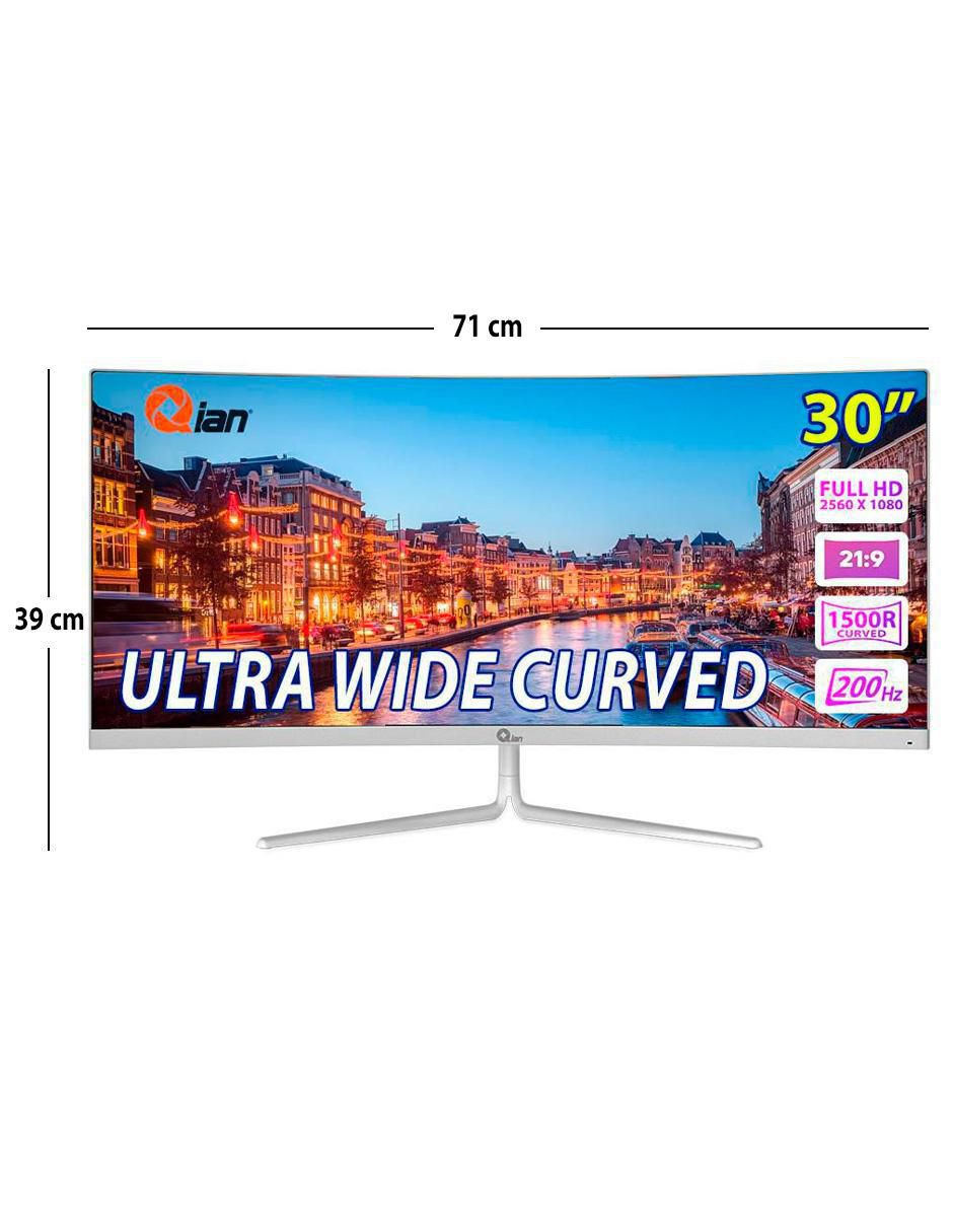 Monitor Qian standard full HD 30 pulgadas QMC-VA30-02_CURVO_2560