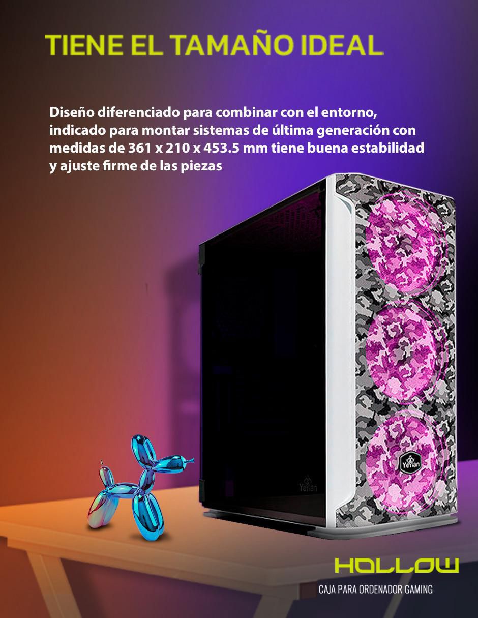 Gabinete Yeyian YGH-49704 Hollow 2500