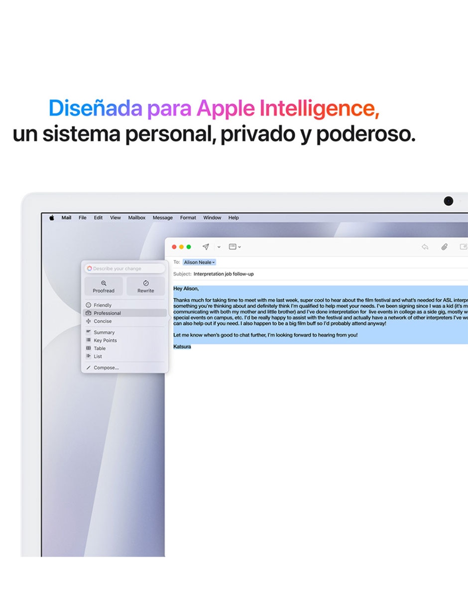 Computadora all in one iMac color Plata 24 pulgadas 24 pulgadas 4K/UHD M4 Integradas 16 GB 256 GB