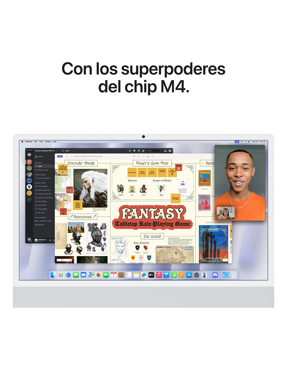 Computadora all in one iMac color Plata 24 pulgadas 24 pulgadas 4K/UHD M4 Integradas 16 GB 256 GB