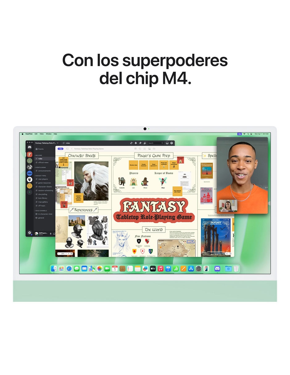 Apple iMac 24 pulgadas M4 16 GB RAM 256 GB SSD