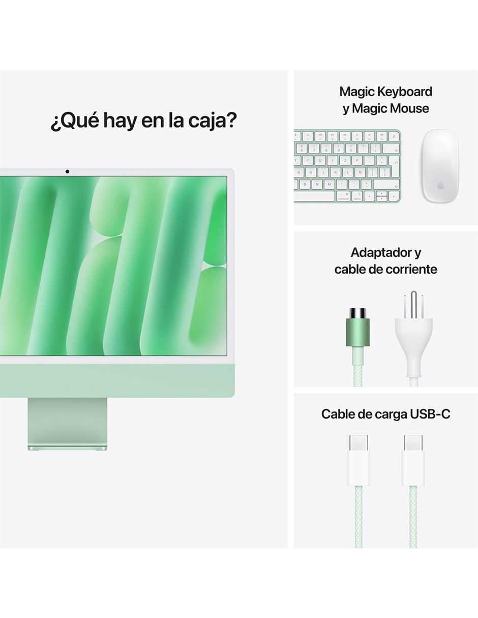Apple iMac 24 pulgadas M4 16 GB RAM 256 GB SSD