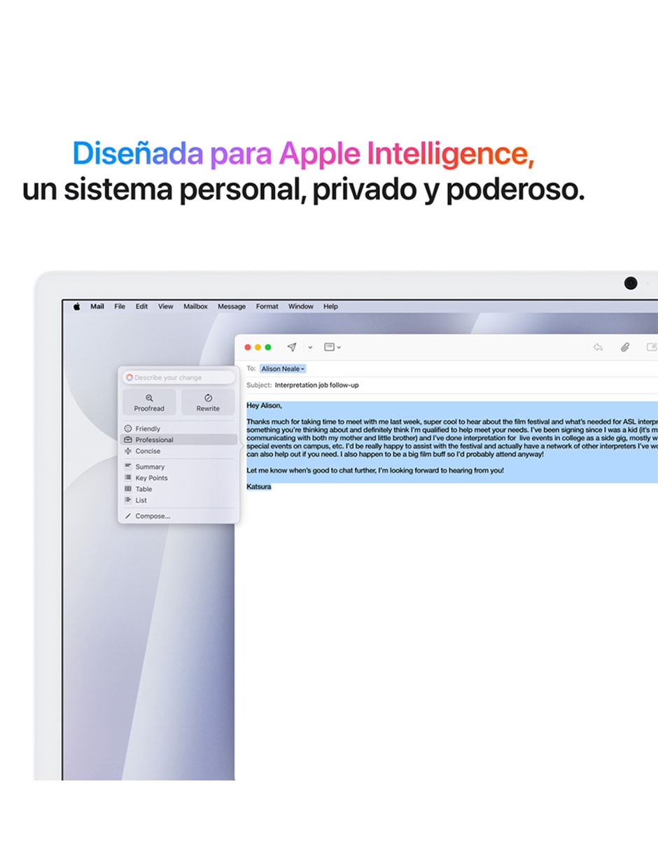 Computadora de escritorio iMac Intel Core i3 Integrada 8 GB RAM 256 GB SSD 3