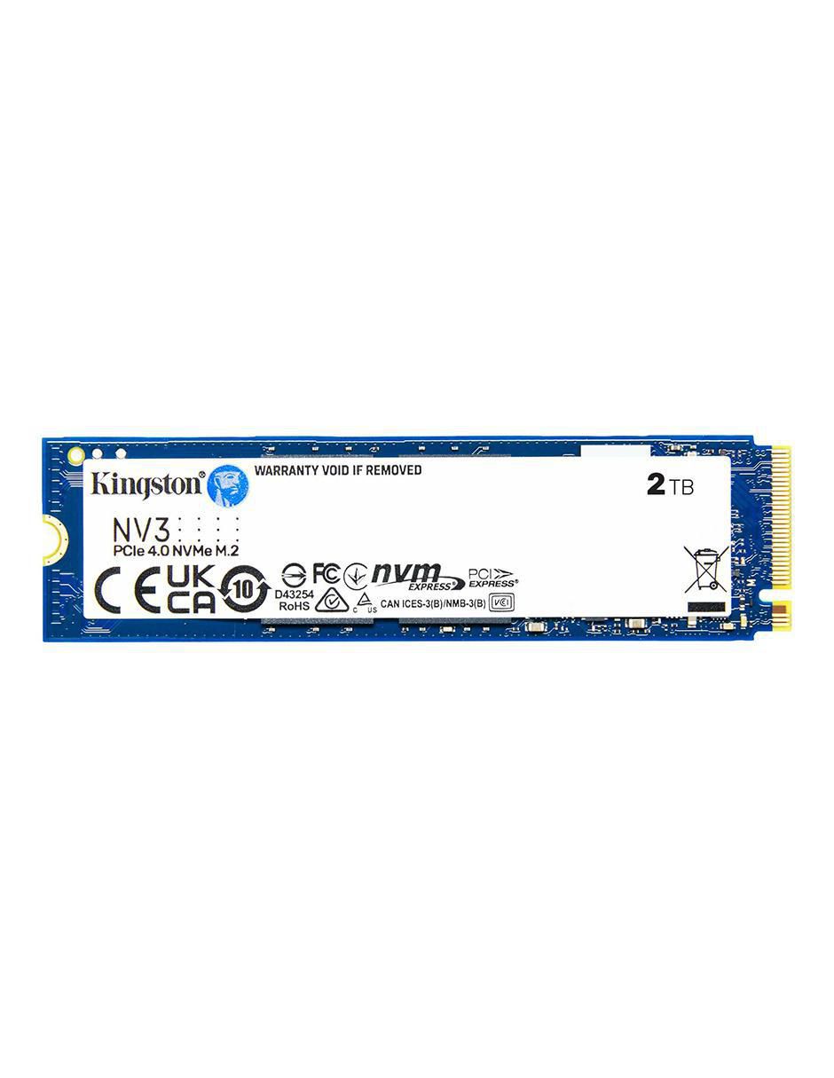 Unidad SSD Kingston de 2 TB
