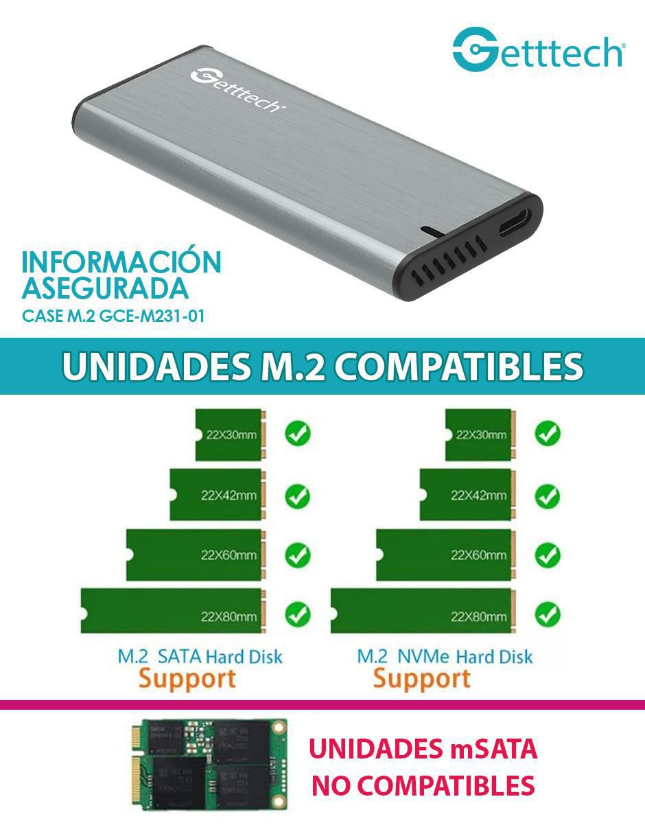 Gabinete GCE-M231-01 CASESSDM.2 7