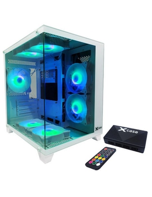 Kit de gabinete gamer Cube 7 ventiladores Kit de gabinete gamer Cube 7 ventiladores